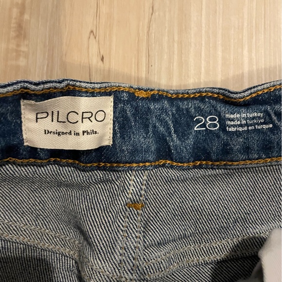 Anthropologie Blue Flare & Wide Leg Jeans - Picture 10 of 11